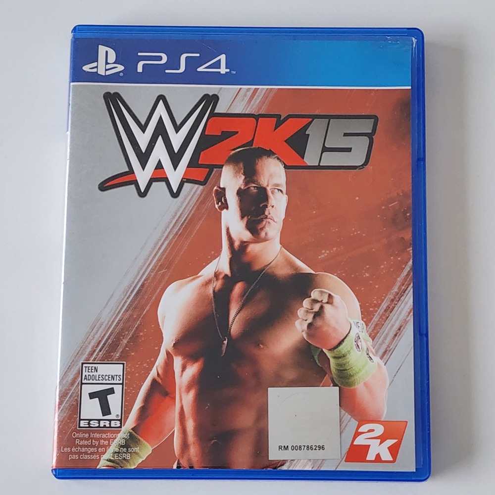 2K WWE 2K15 PS4 Blue Wrestling Sports‎ Video Game Fighting